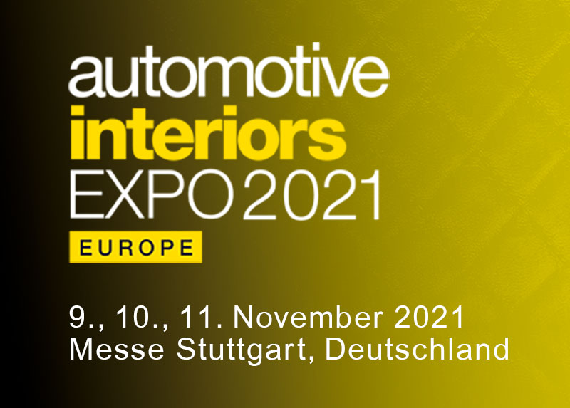 automotive interiors EXPO2021 in Stuttgart | November 9 to 11, 2021